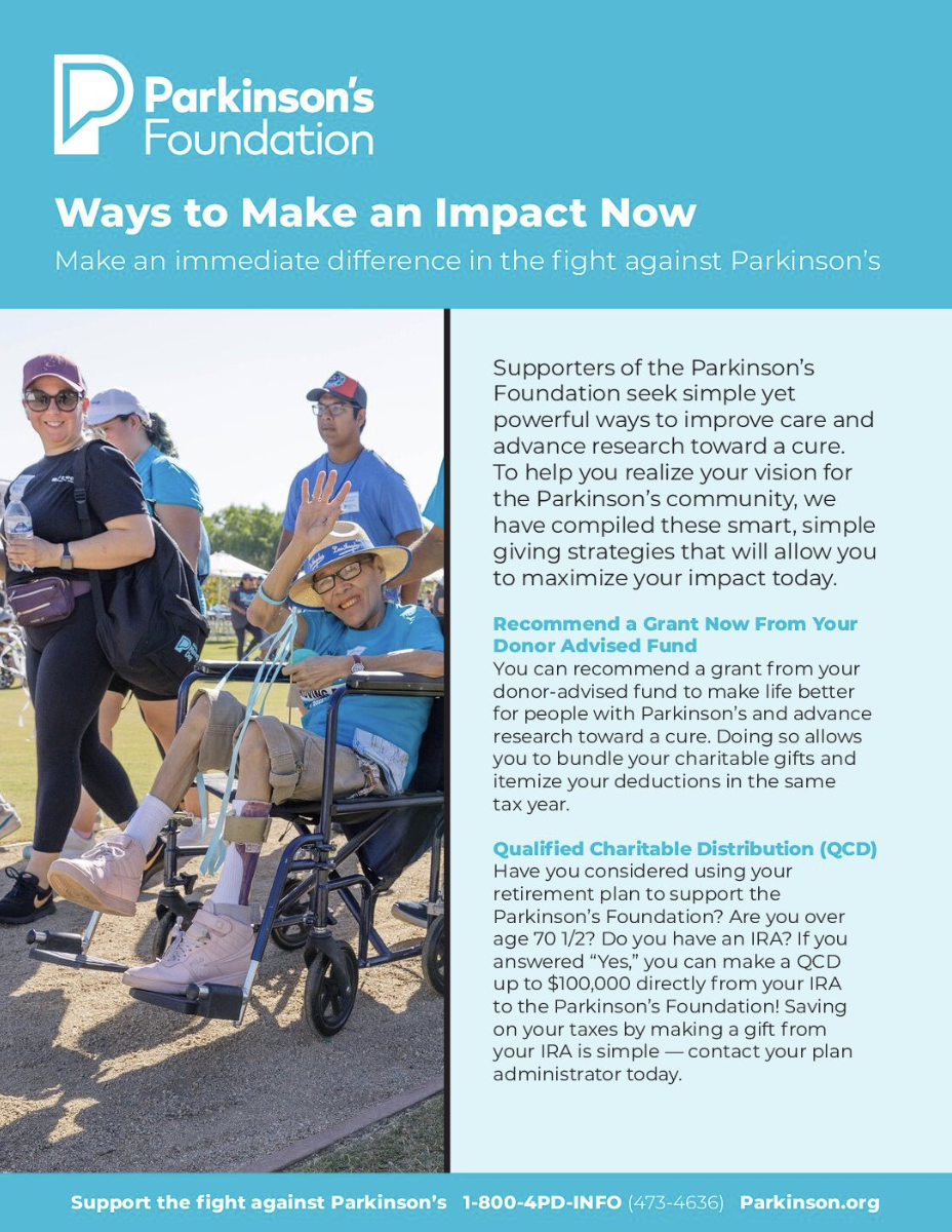 Support The Future of My Favorite Charity brochure cover